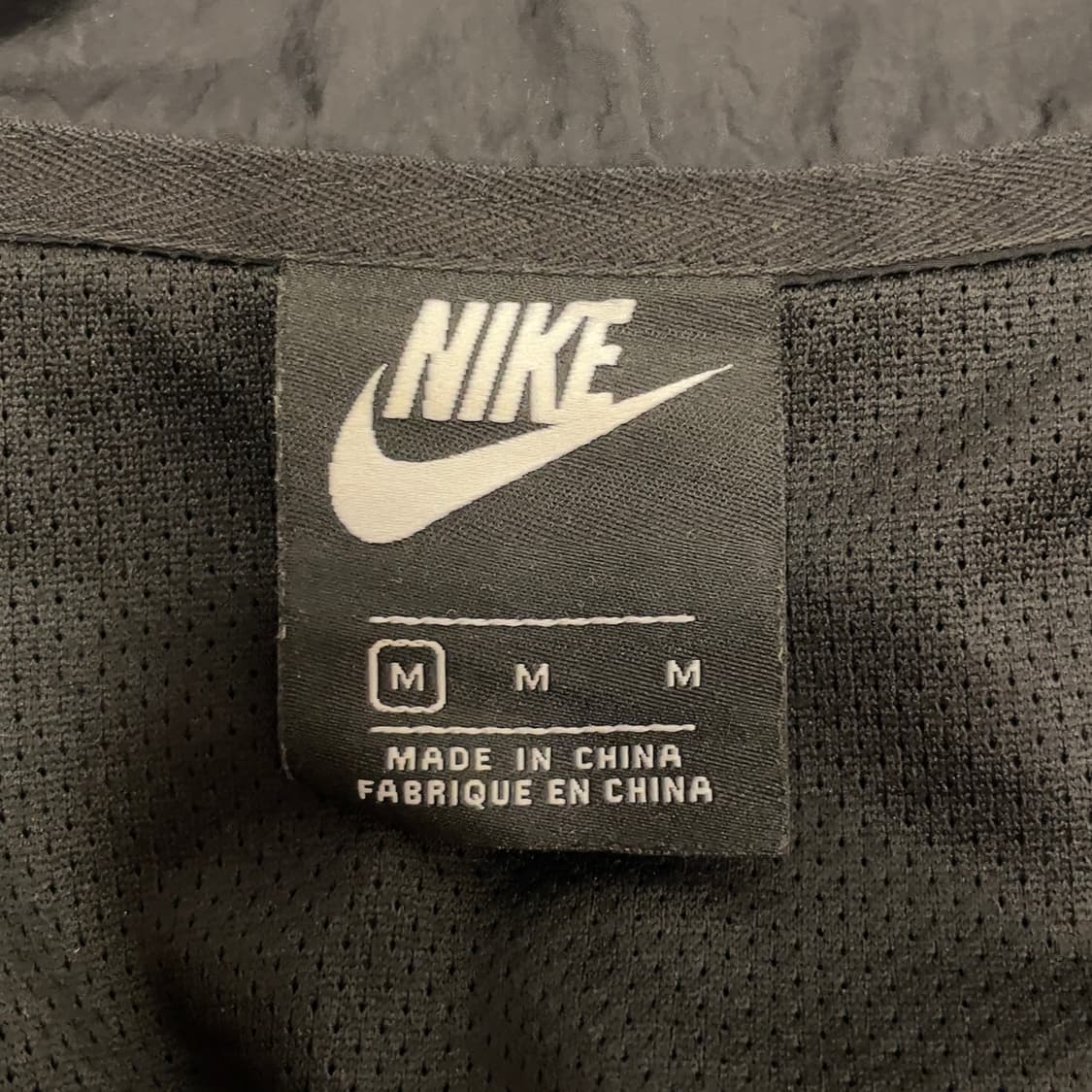 나이키 빅 스우시 나일론 블랙 자켓 상품이미지5