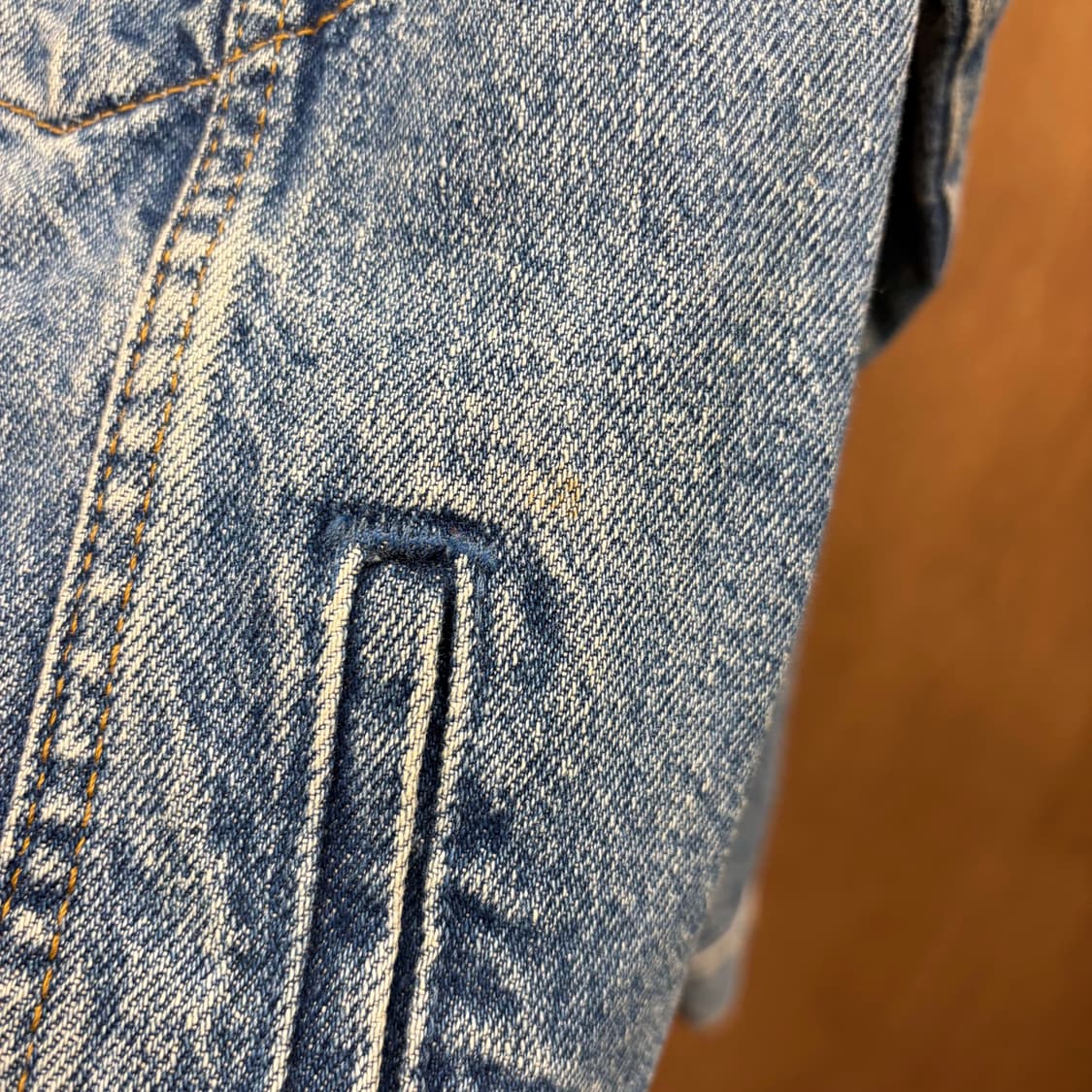 리바이스 데님 자켓 클래식 트러커 더블 포켓 디테일 워싱 블루 상품이미지7