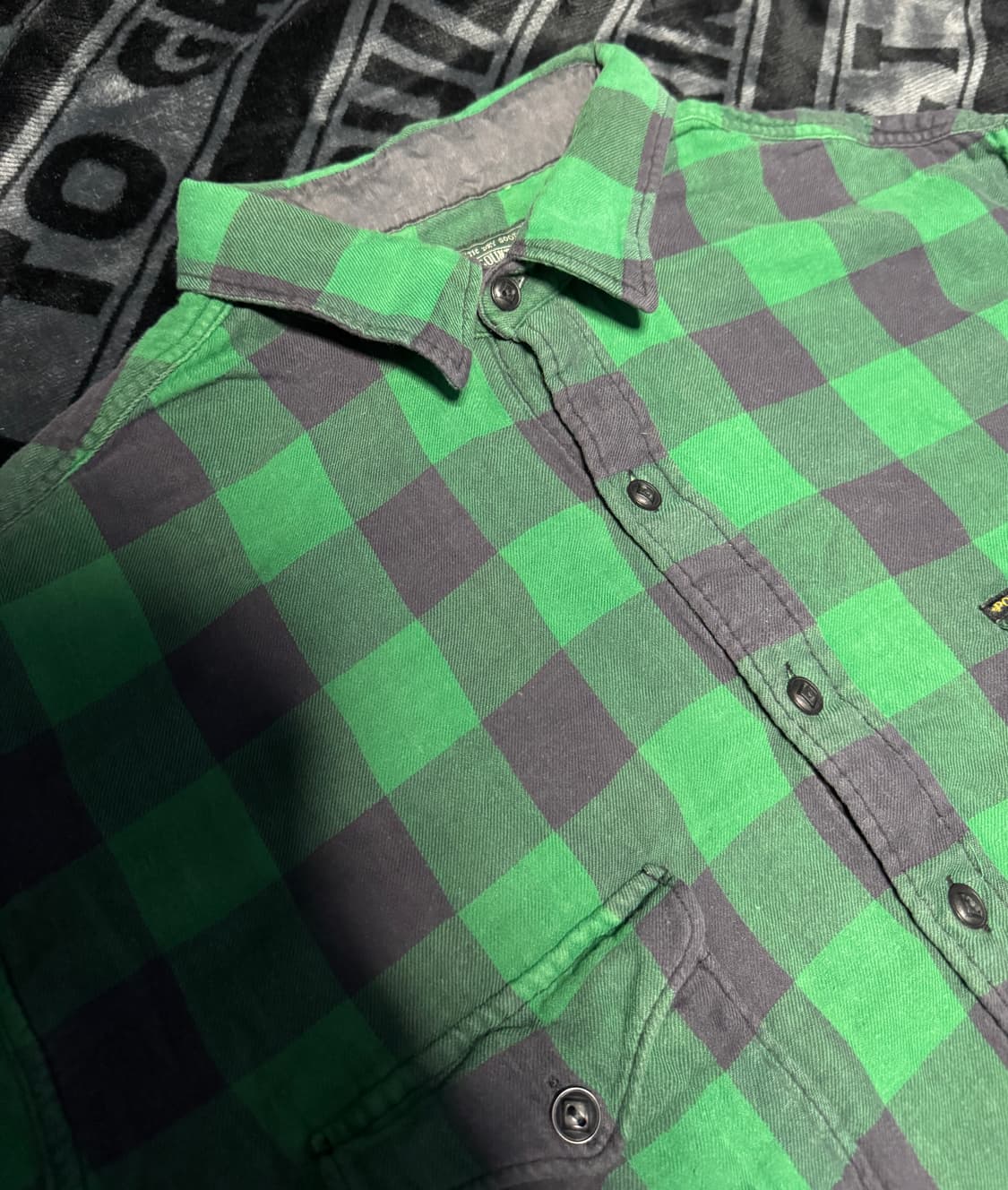 폴로 컨트리 랄프 로렌 체크 셔츠 그린 상품이미지3
