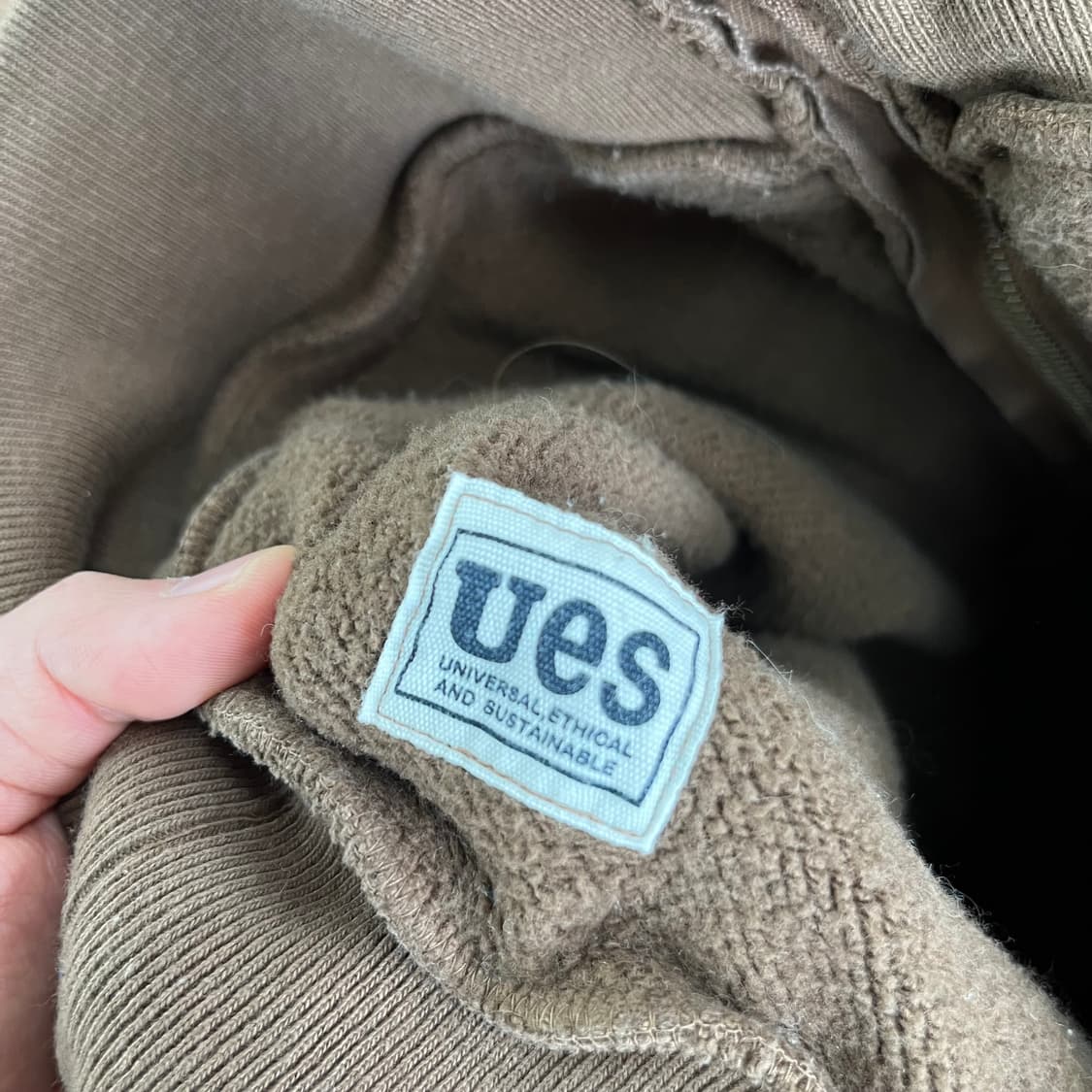 UES 클로딩 리버스위브 후드집업 3 상품이미지6