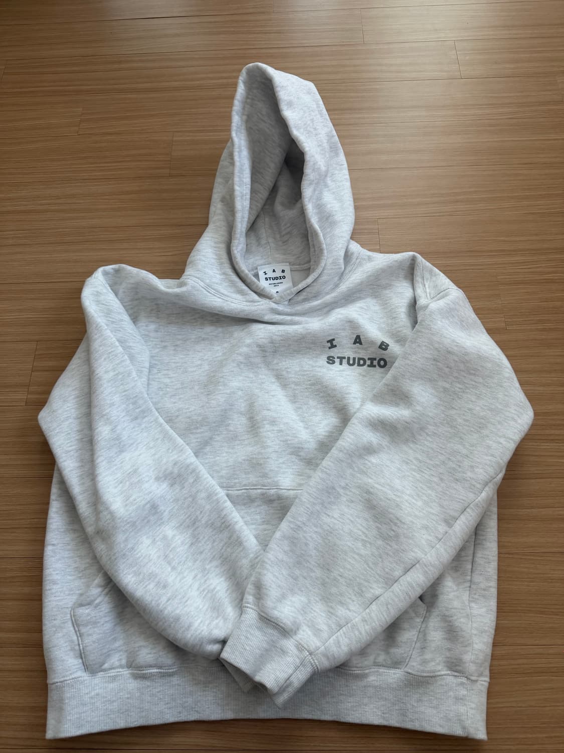iab studio 24 기모 후드티 상품이미지2