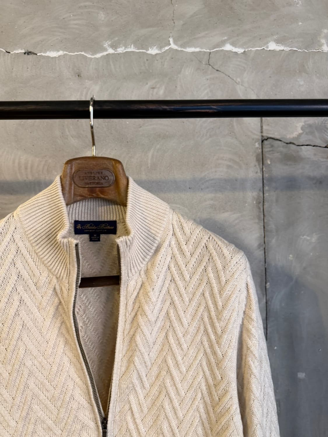 브룩스 브라더스 짚업 가디건 100 상품이미지6