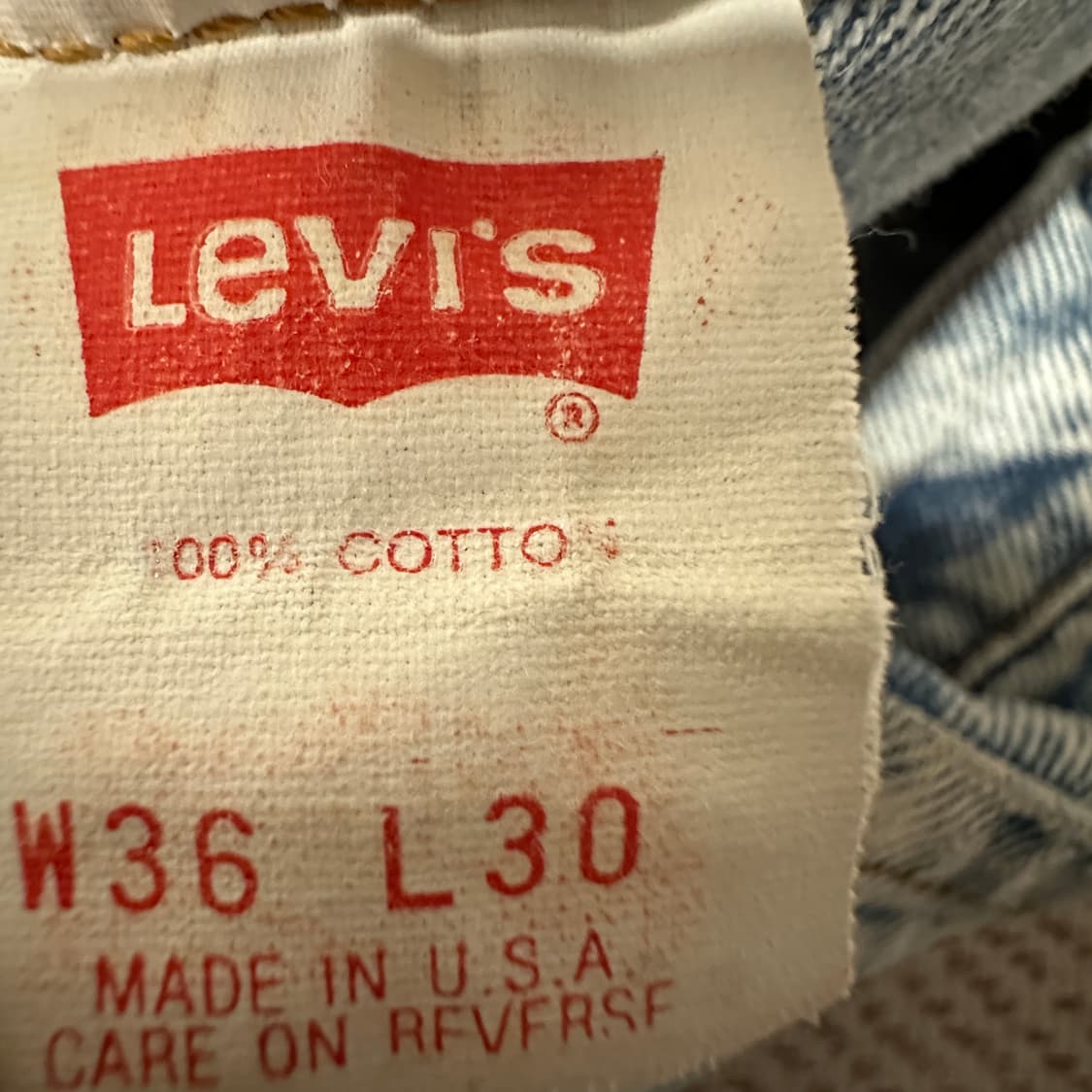 LEVI'S 540 80's usa made denim jeans 상품이미지5