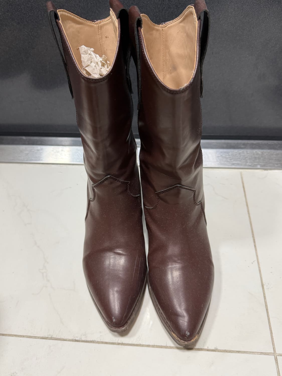 브라운 웨스턴 부츠 상품이미지2