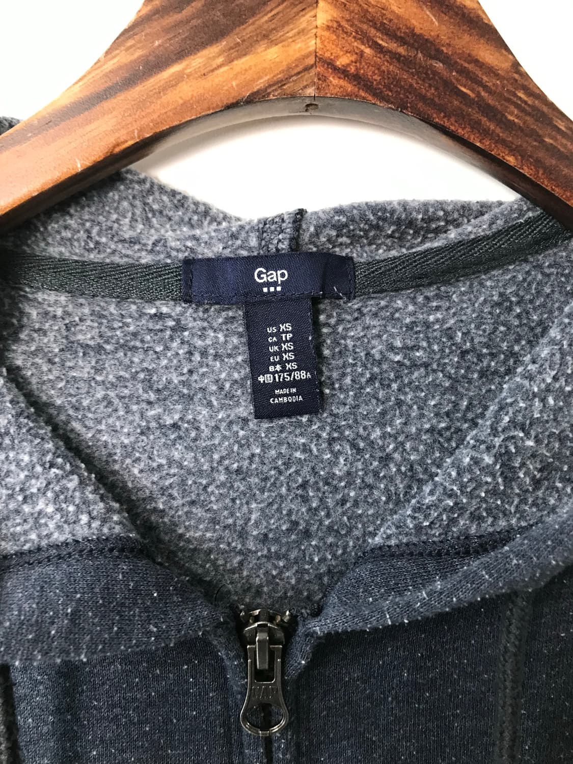Gap 갭 성조기 네이비 후드집업 상품이미지7