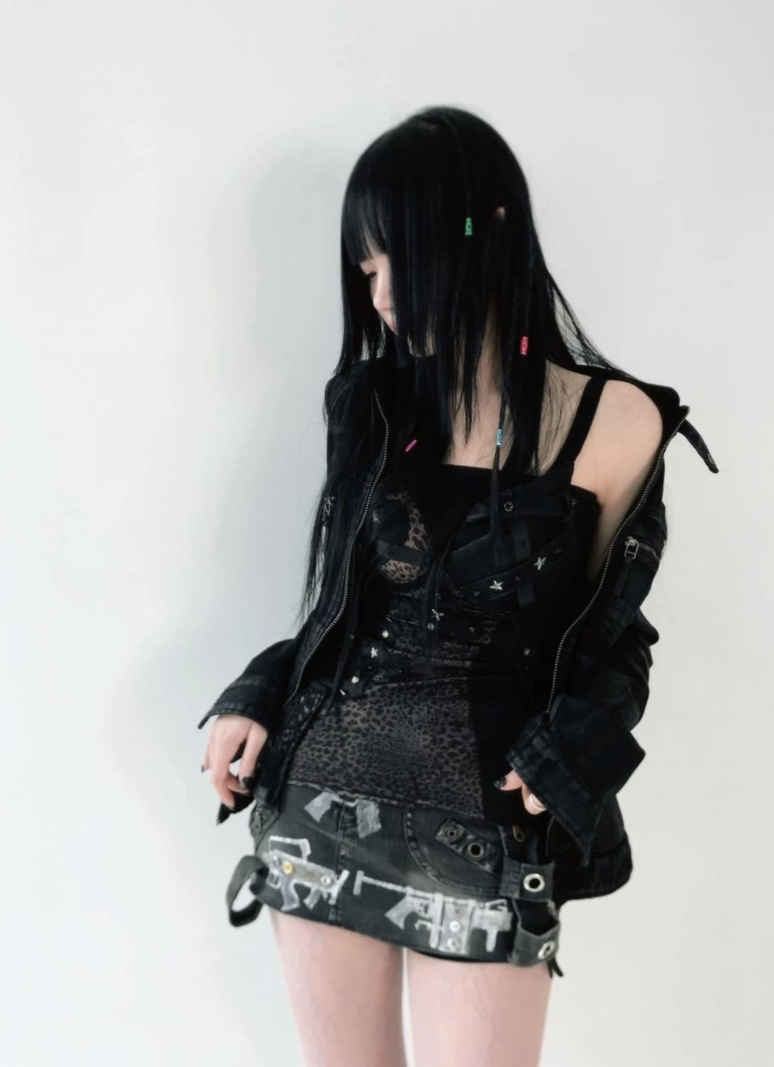 Zentow custom washing mini skirt 상품이미지10