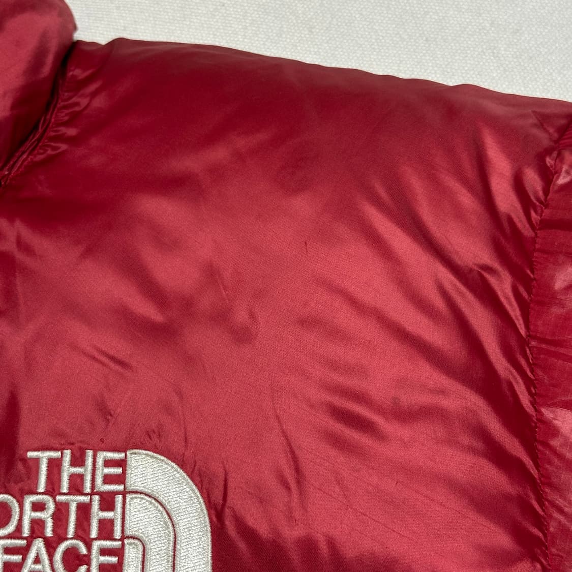 M 노스페이스 써밋 850 SE 레드 유광 구스다운 패딩 상품이미지8