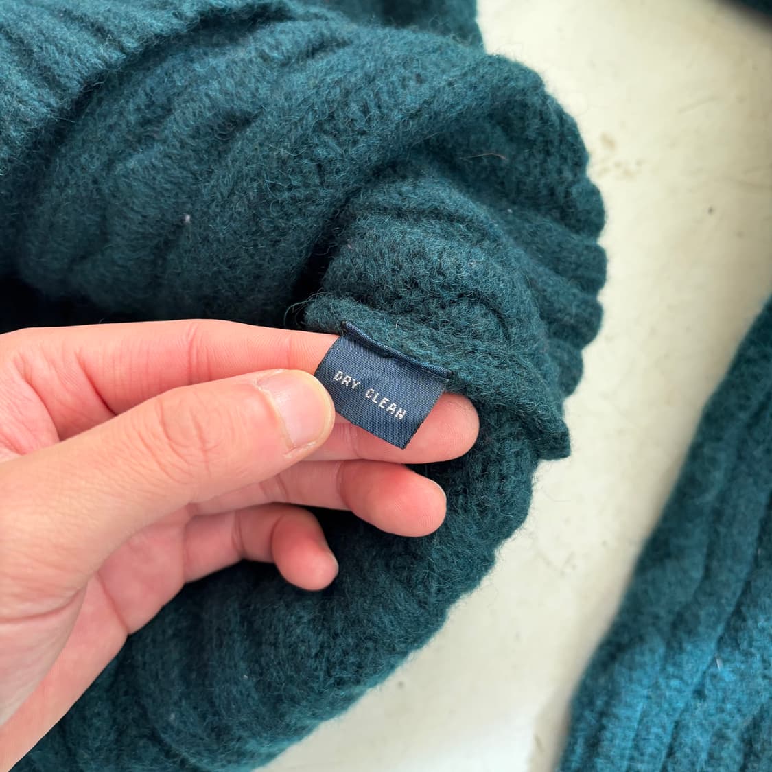 폴로 랄프로렌 케이블 니트 터틀넥 울 스웨터 M 상품이미지7