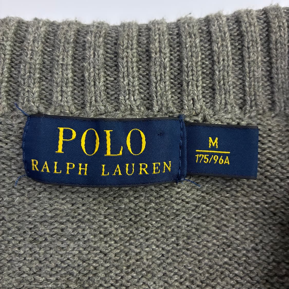 Polo 폴로 랄프로렌 멜란지 그레이 하프집업 니트 상품이미지4