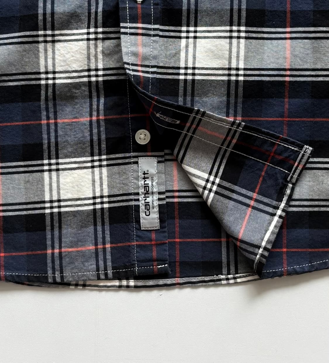 Carhartt 칼하트 타탄 체크 셔츠 상품이미지4