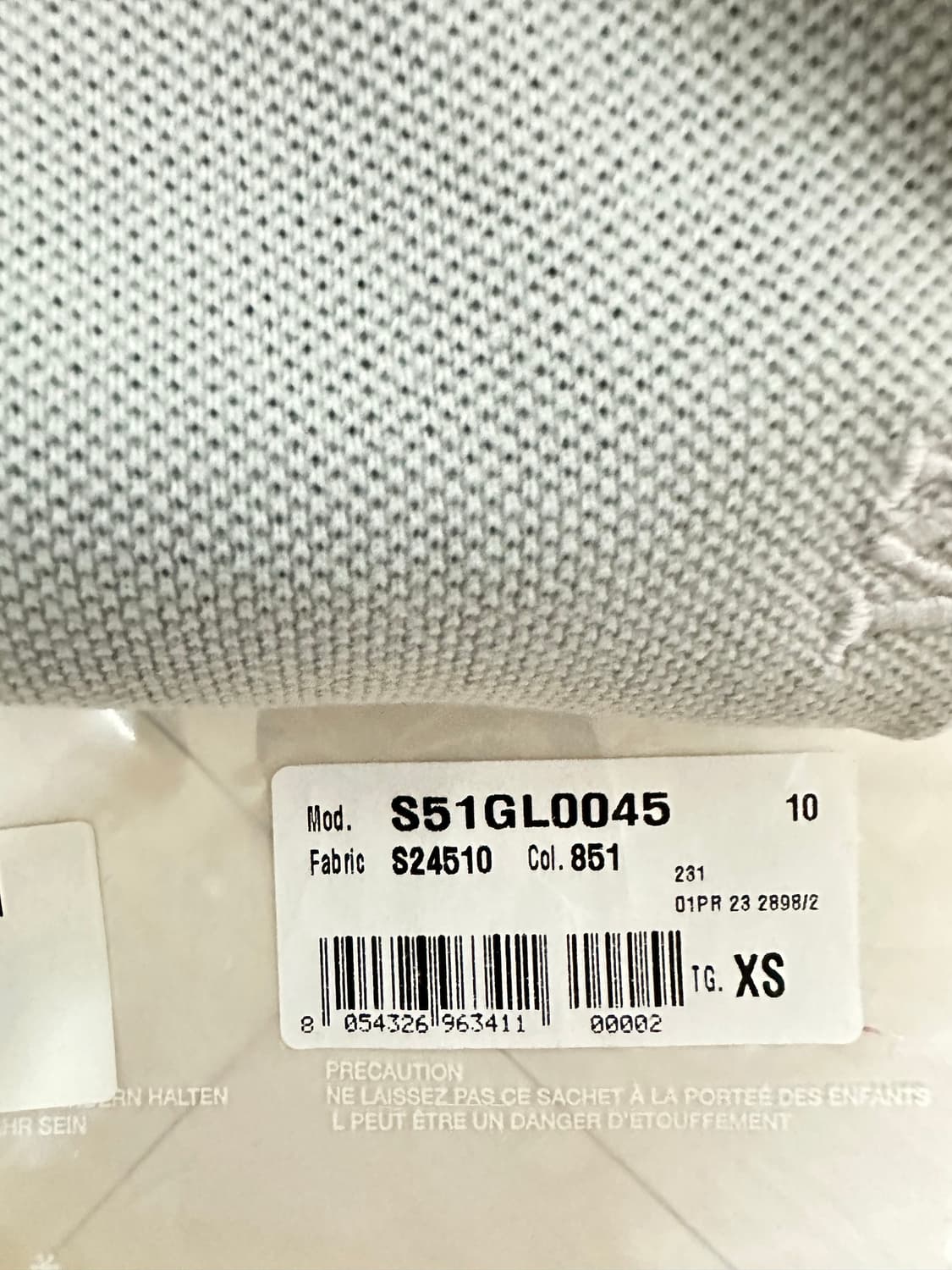 마르지엘라 폴로셔츠 XS(95~100) 상품이미지5