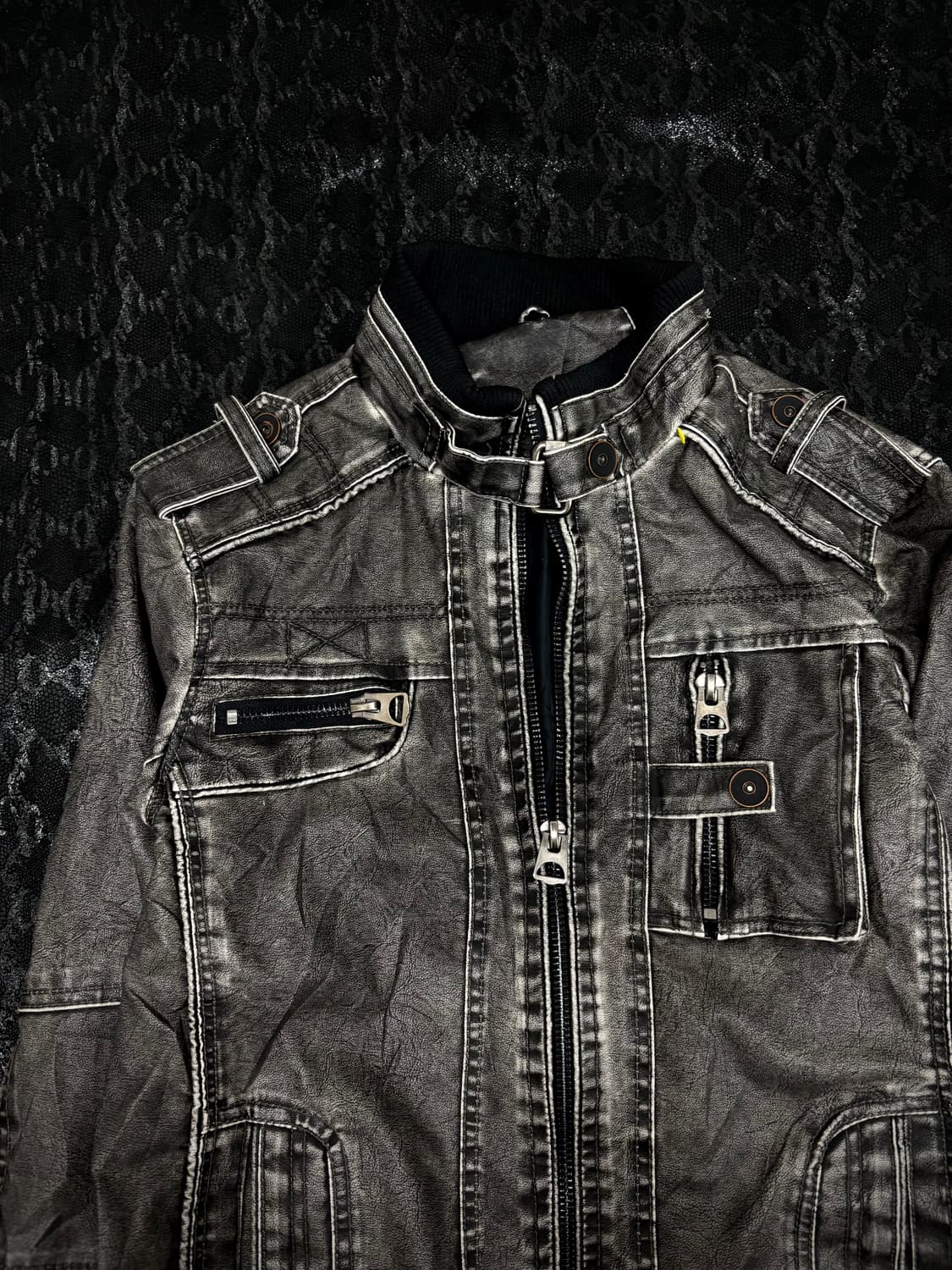 “Vintage” 00’s Rare Design Metal Coated  상품이미지2