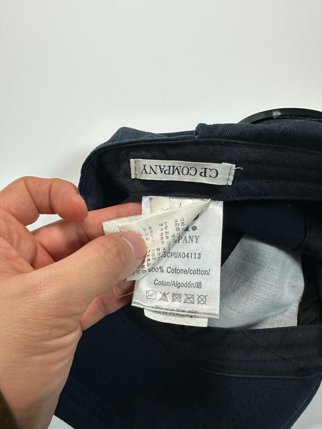 CP 컴퍼니 네이비 구형 고글볼캡 상품이미지3