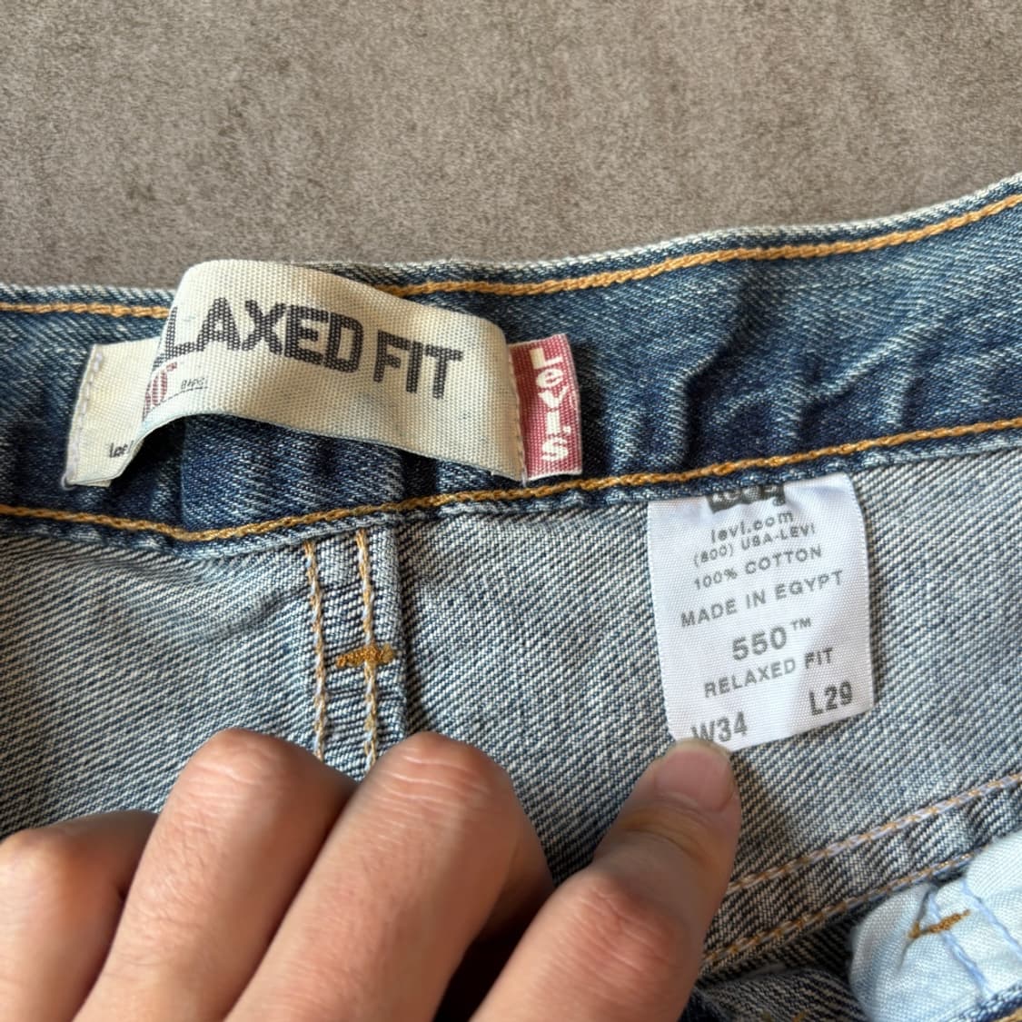 리바이스 정품 550 데님 팬츠 바지 상품이미지6