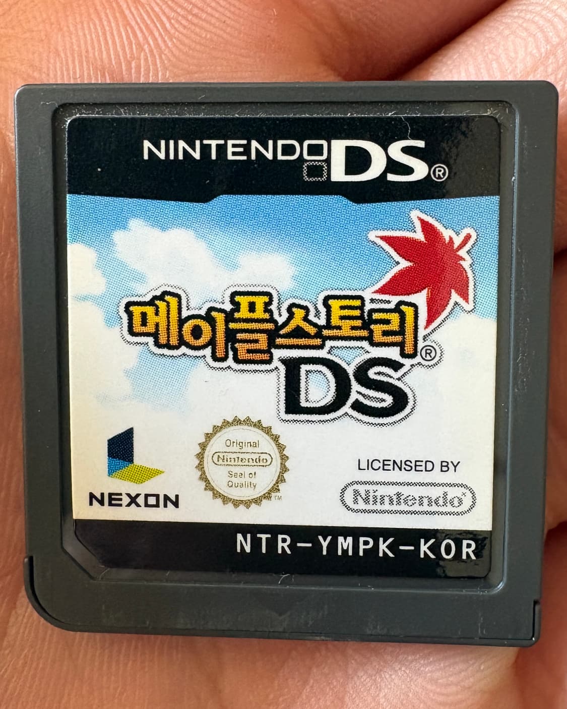 닌텐도 DSI 블랙 + 메이플스토리DS 칩 상품이미지2