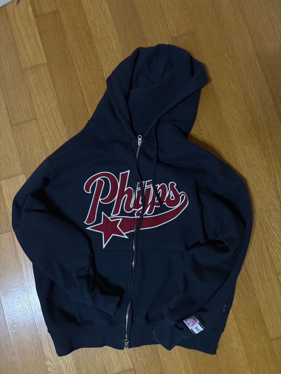 피지컬 티파트먼트 스타테일 후드집업_레드 M 상품이미지1