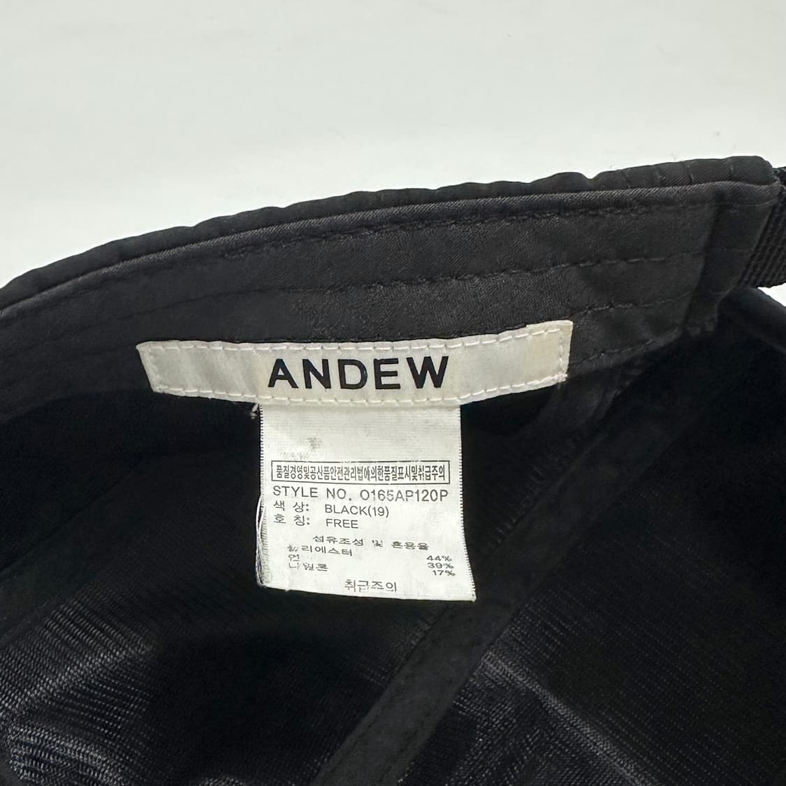 앤듀 andew 캠프캡 상품이미지8