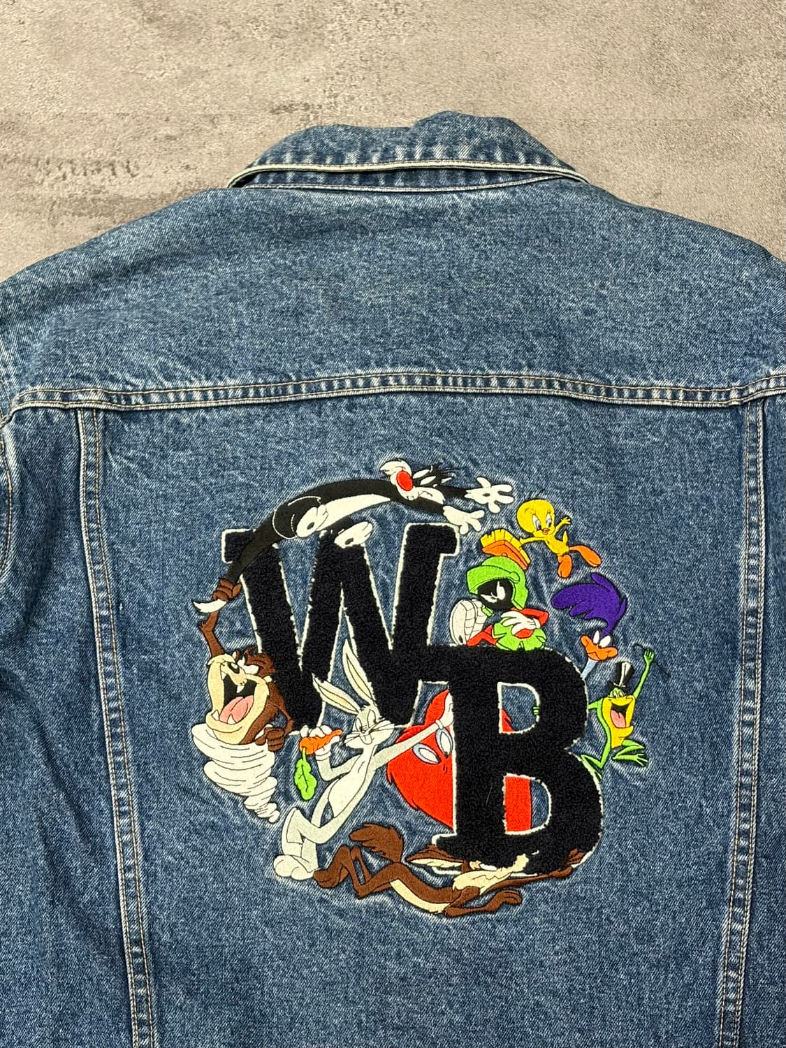 90s 워너브로스 루니툰즈 WB 데님 자켓 상품이미지2