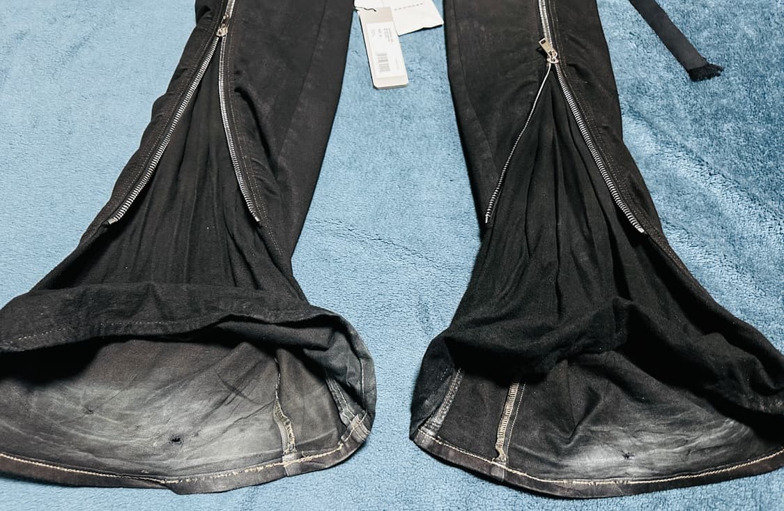 릭오웬스 다크쉐도우 볼란 바나나 블랙 SBB 끈버전 32사이즈 상품이미지7