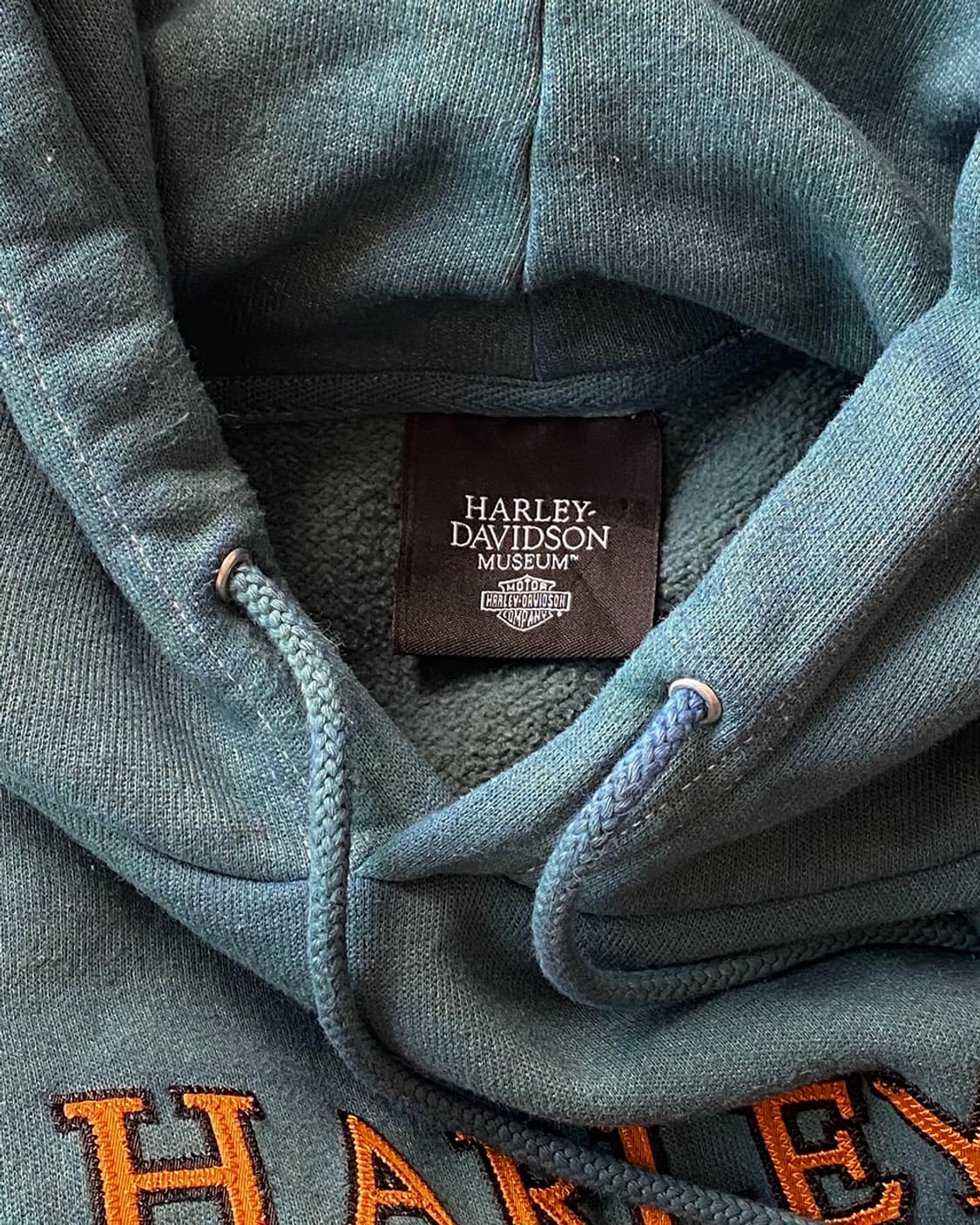 할리데이비슨 뮤지엄 다잉 다크 그린 후드티 상품이미지4