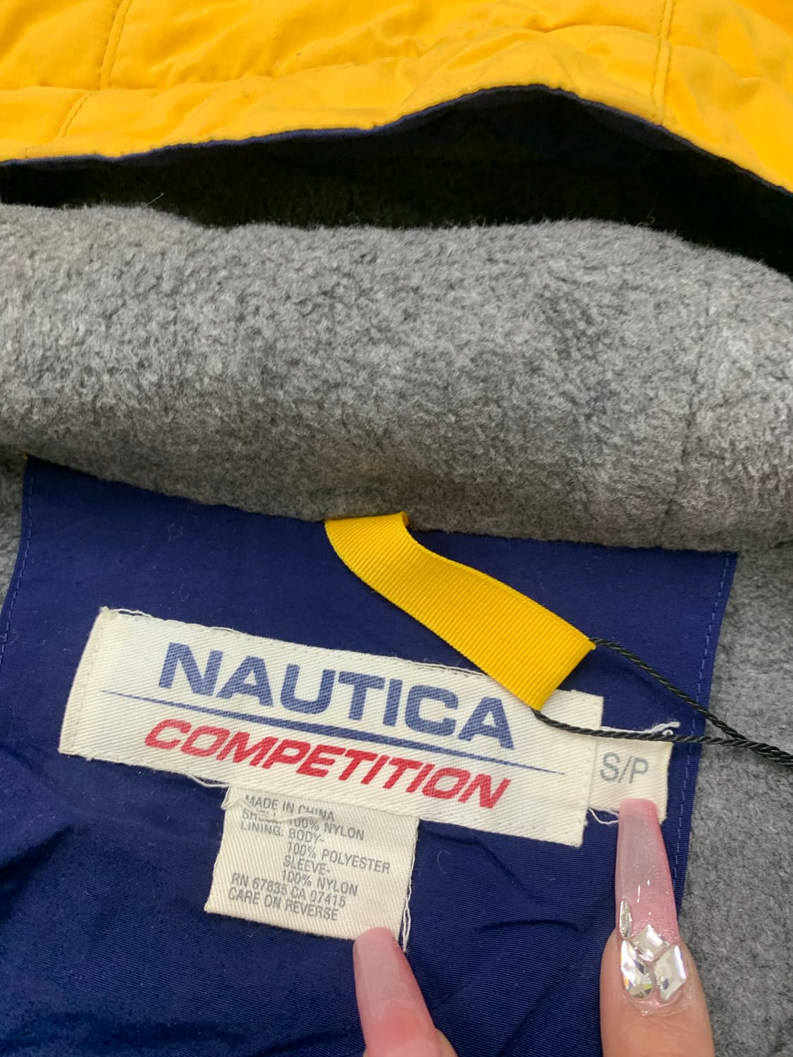 노티카 옐로우 배색 아노락 #44 상품이미지8