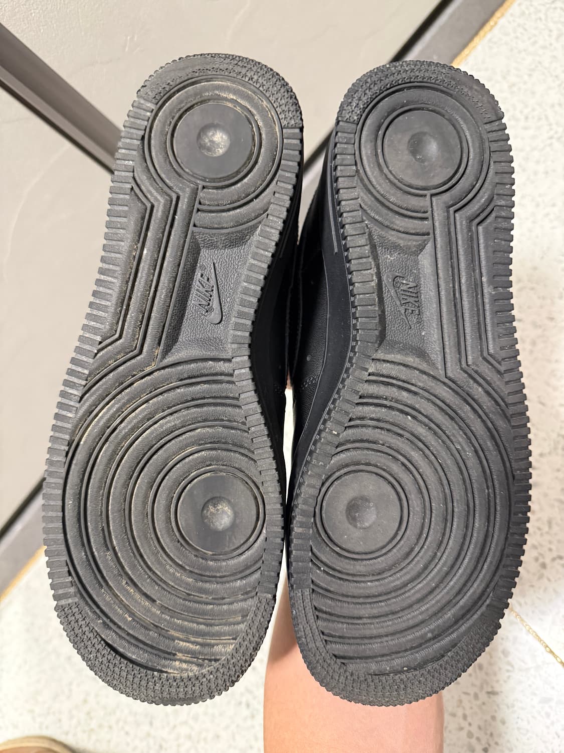 나이키 에어포스 255 트리플블랙(올검포스) 올블랙 상품이미지9