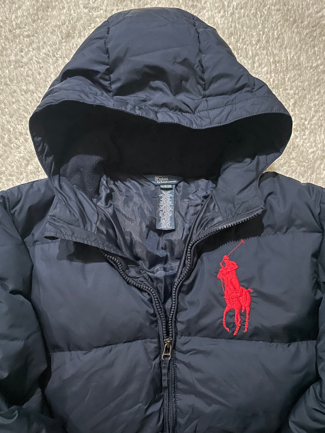 폴로 랄프로렌 레드 빅포니 패딩 상품이미지4