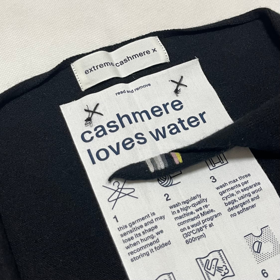 익스트림캐시미어 26ss 반다나 스카프/블랙 상품이미지2