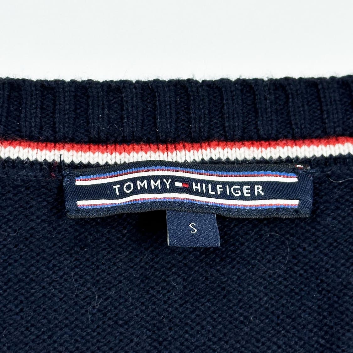 타미힐피거 플래그 우먼 네이비 니트 (S 여성추천) 상품이미지5