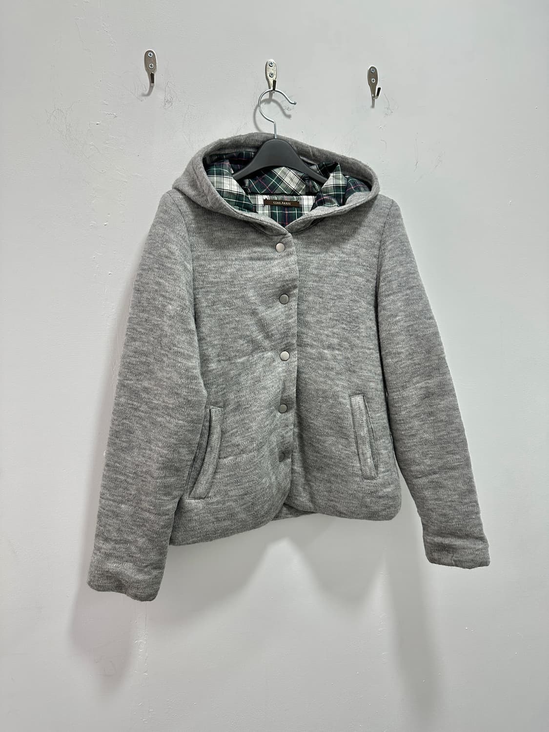 Vintage check pattern hood jacket 상품이미지4