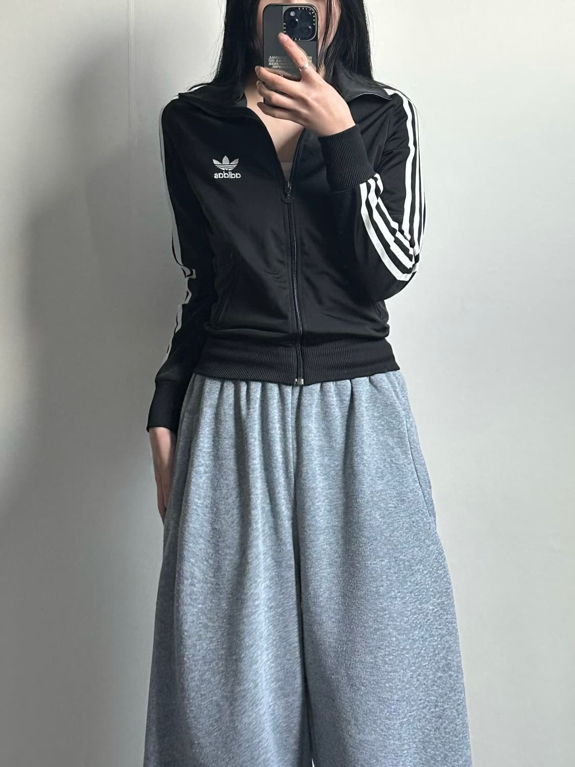 아디다스 파이어버드 백로고 블랙 져지 상품이미지1