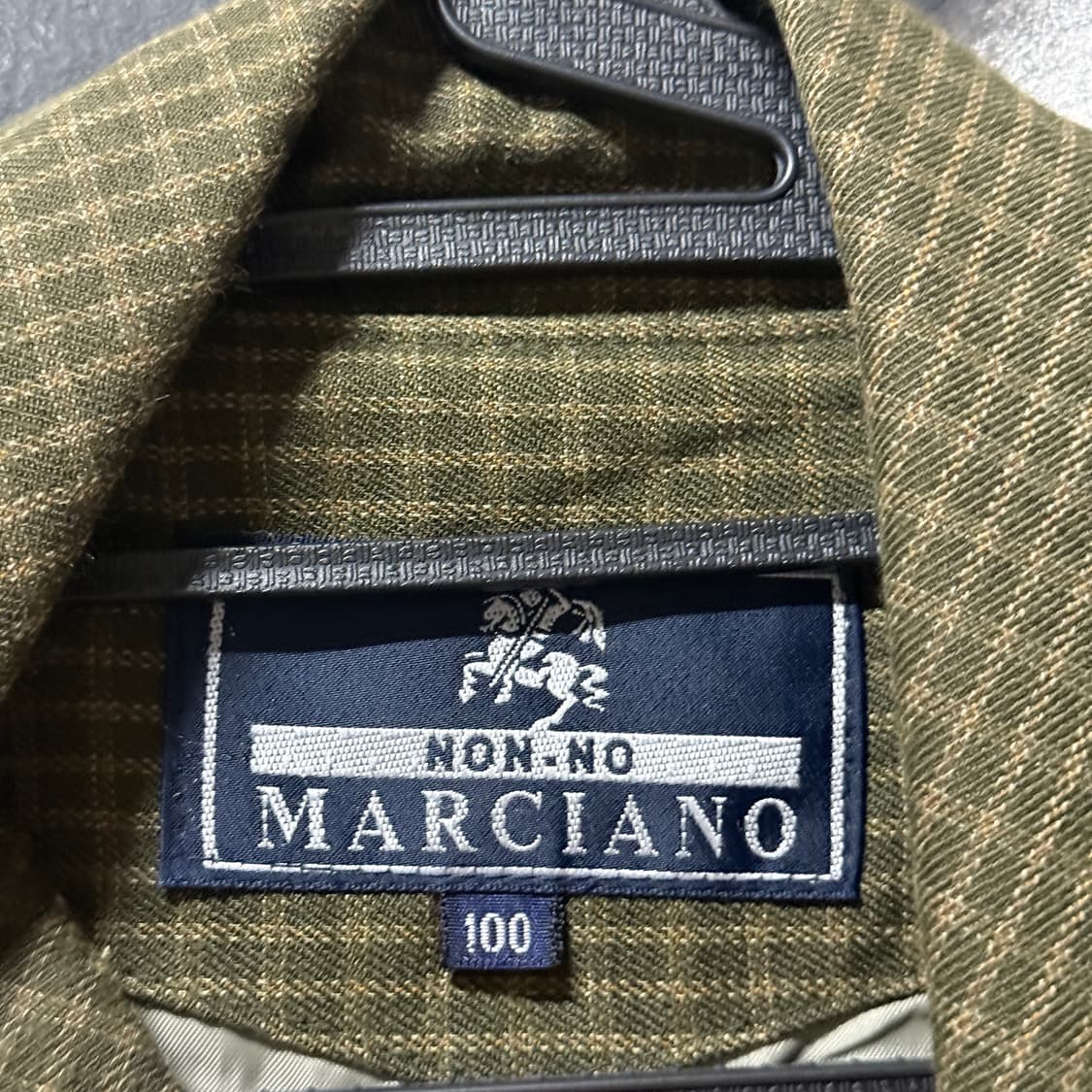 Marciano 마르시아노 체크 패턴 집업 블루종 자켓 상품이미지5