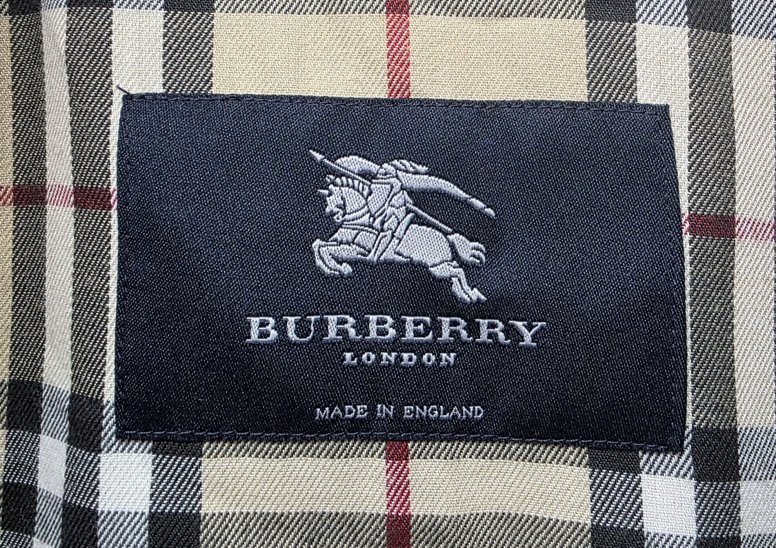 매장정품/ 버버리 트렌치코트 55 ~슬림66 노바체크 레드코트 AD53 상품이미지3