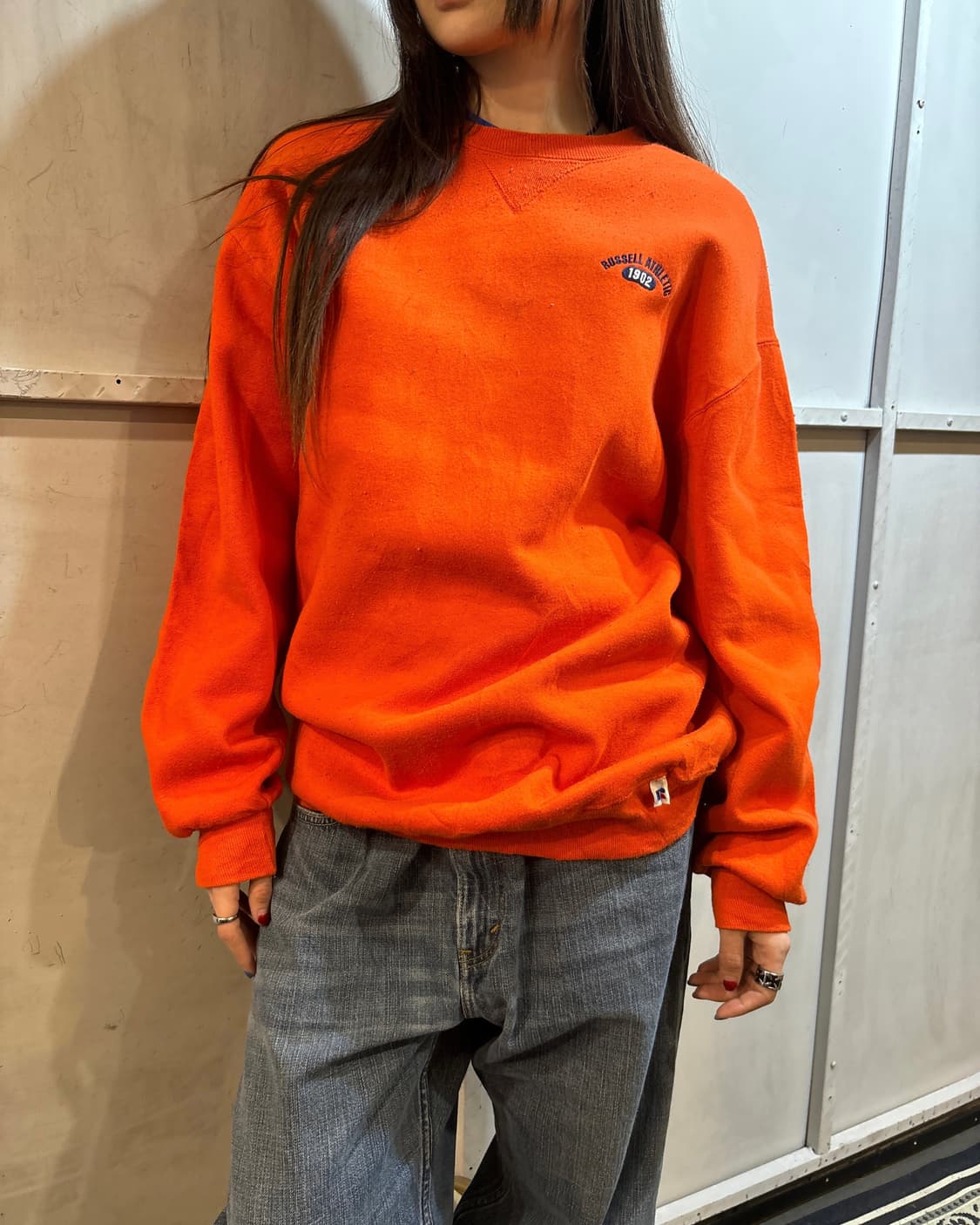 90s RUSSELL y2k grunge purple sweats 상품이미지2