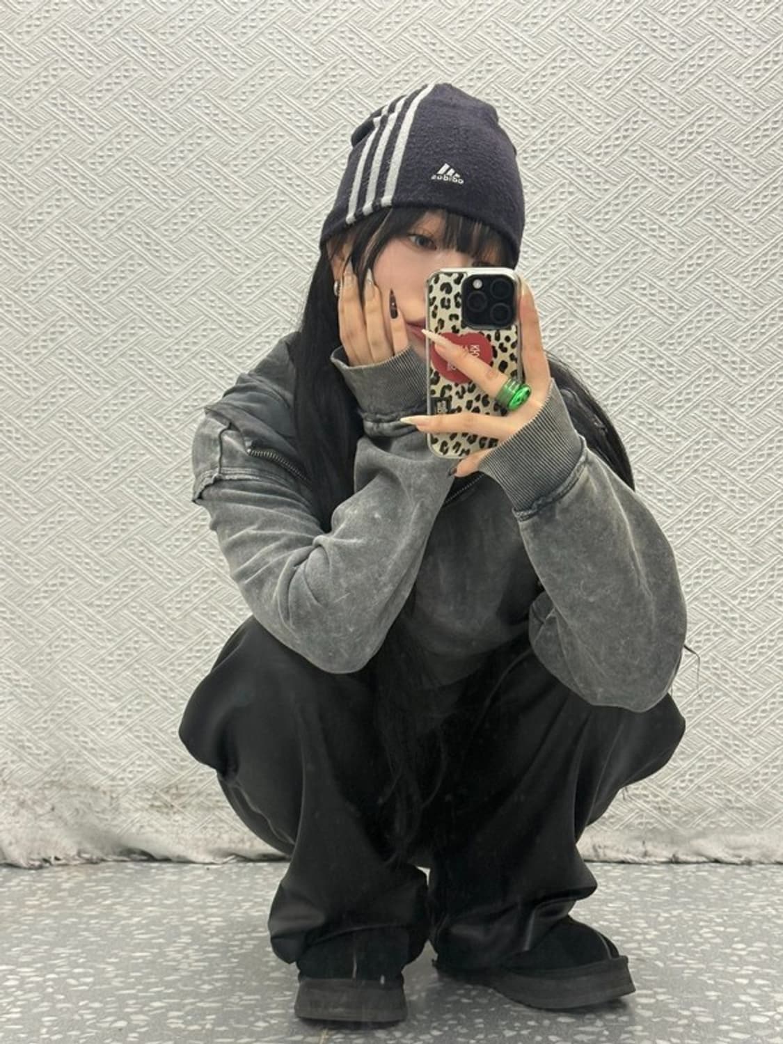 아디다스 스트릿 힙합 캐주얼 삼선 비니 C08514 상품이미지2