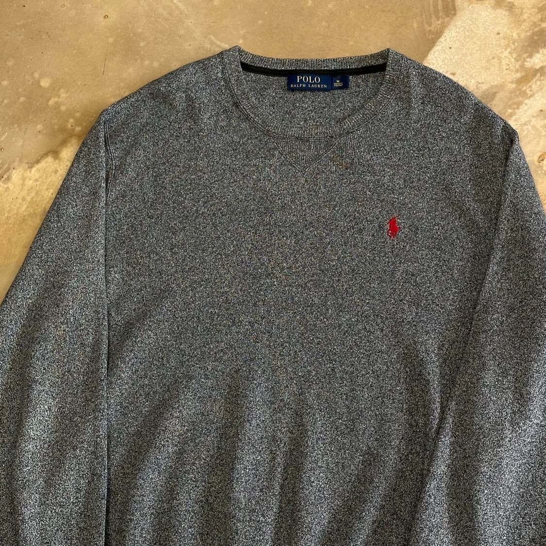 M 폴로랄프로렌 코튼 차콜 니트 상품이미지1
