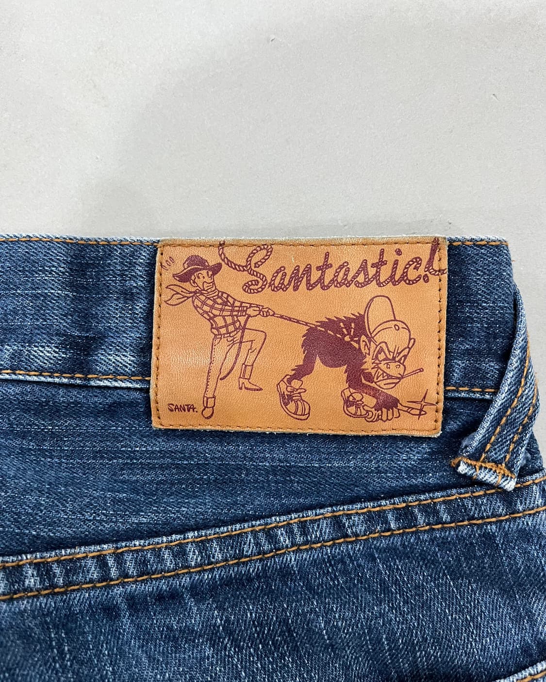 SANTASTIC! saru denim pants  상품이미지6
