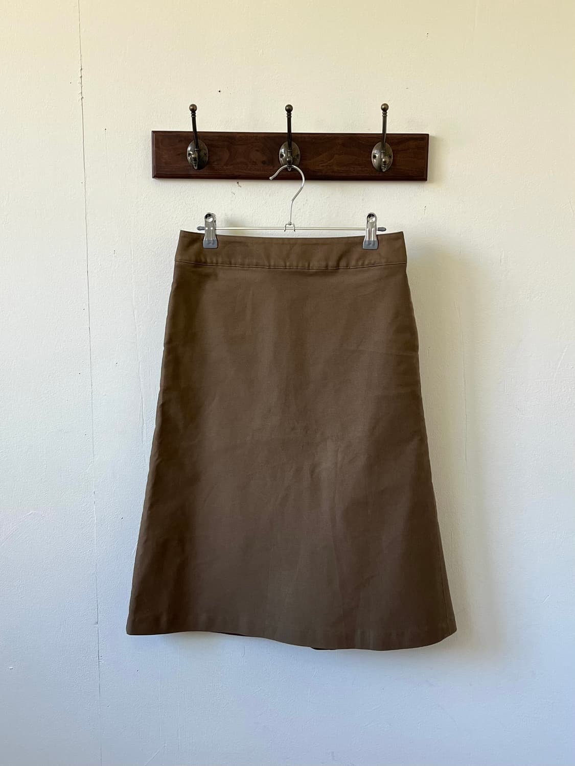 Margaret Howell 캔버스 코튼 스커트 상품이미지1