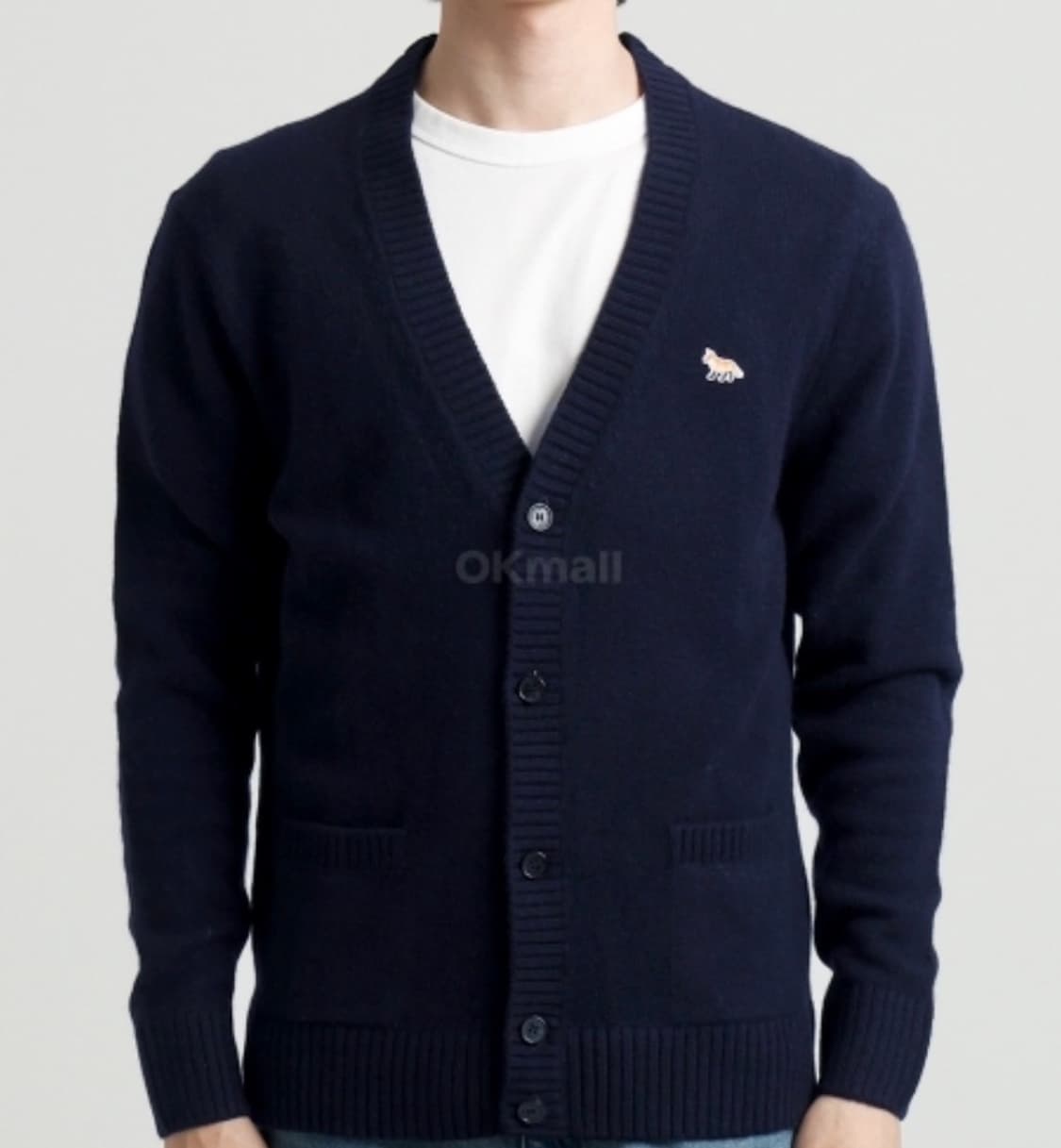 메종키츠네 베이비 폭스 패치 코지 가디건 상품이미지5