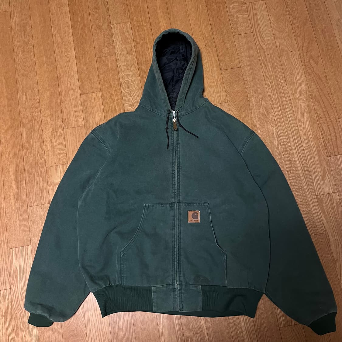 [XXL] 90s 빈티지 칼하트 액티브 자켓 JQ294 모스 상품이미지1