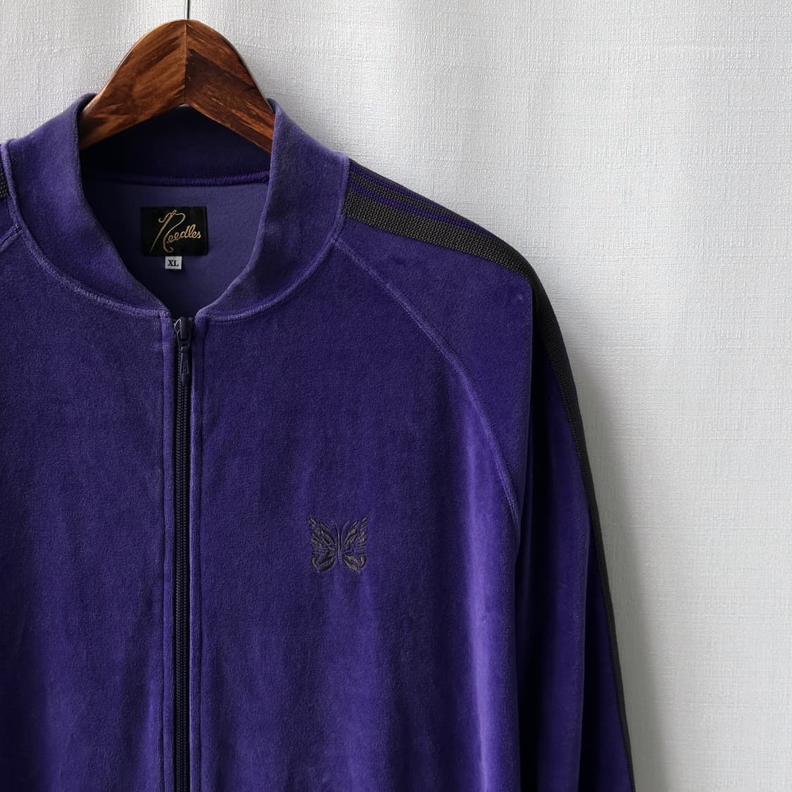 니들스 23AW RC 벨루어 트랙 자켓 퍼플 XL 상품이미지3