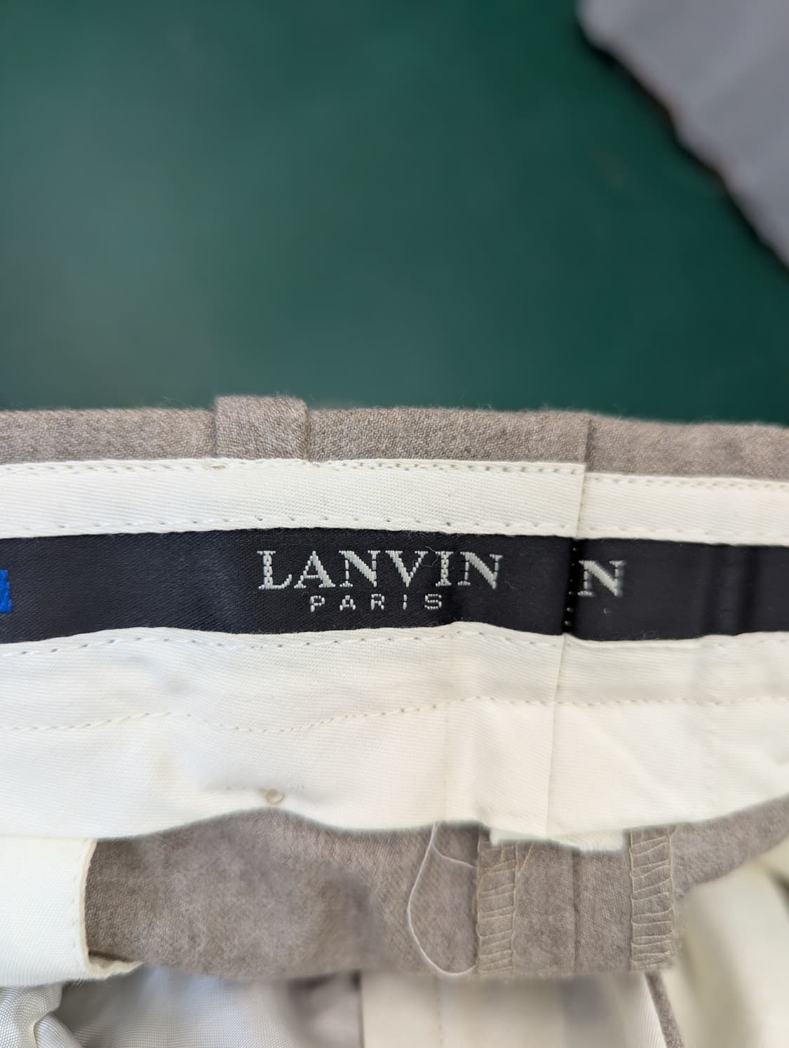 Lanvin 베이지 핀턱 슬랙스 팬츠 상품이미지3