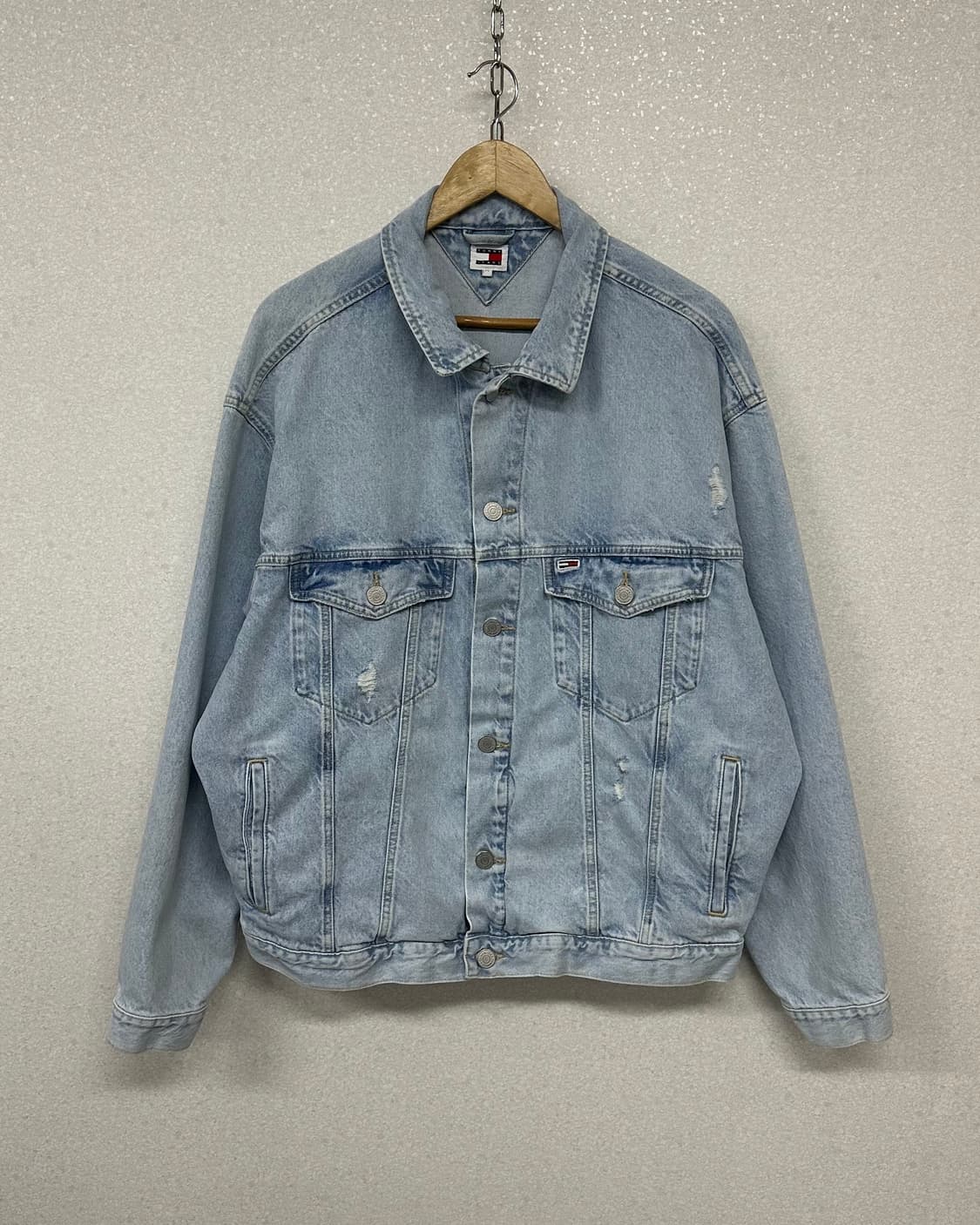 (L~XL)타미 빅로고 청자켓-M2162  상품이미지2