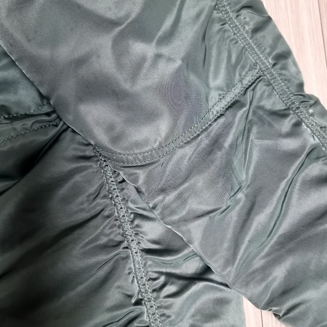 USA 알파인더스트리 N3B 패딩 야상 그린(100-105) 상품이미지8