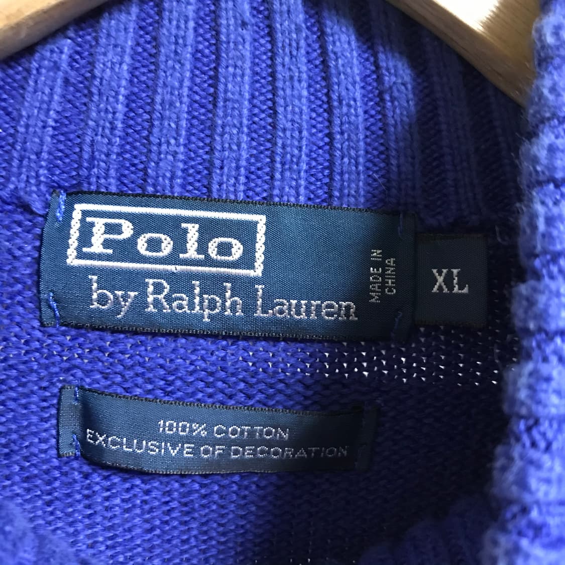 폴로 랄프로렌 반집업니트 상품이미지3