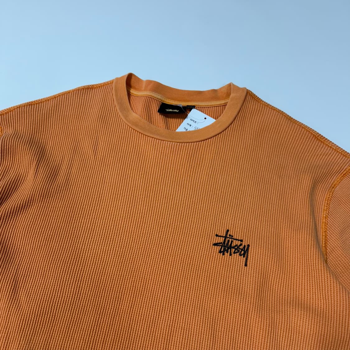 스투시 오렌지 와플 니트 상품이미지4