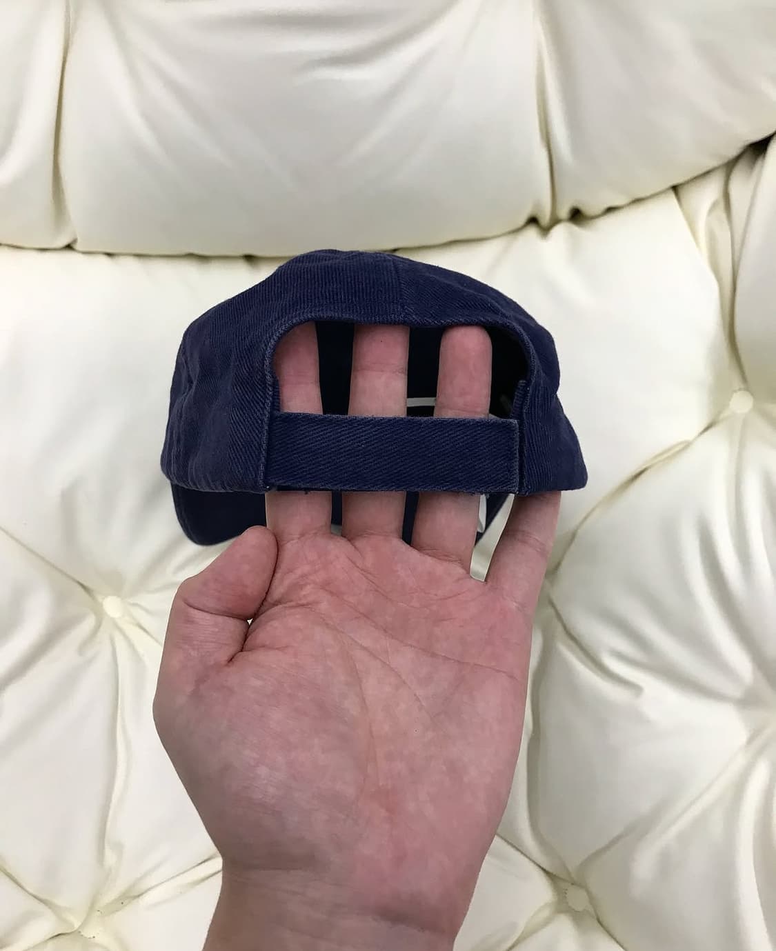 발렌시아가 워시드블루 볼캡 모자 상품이미지2