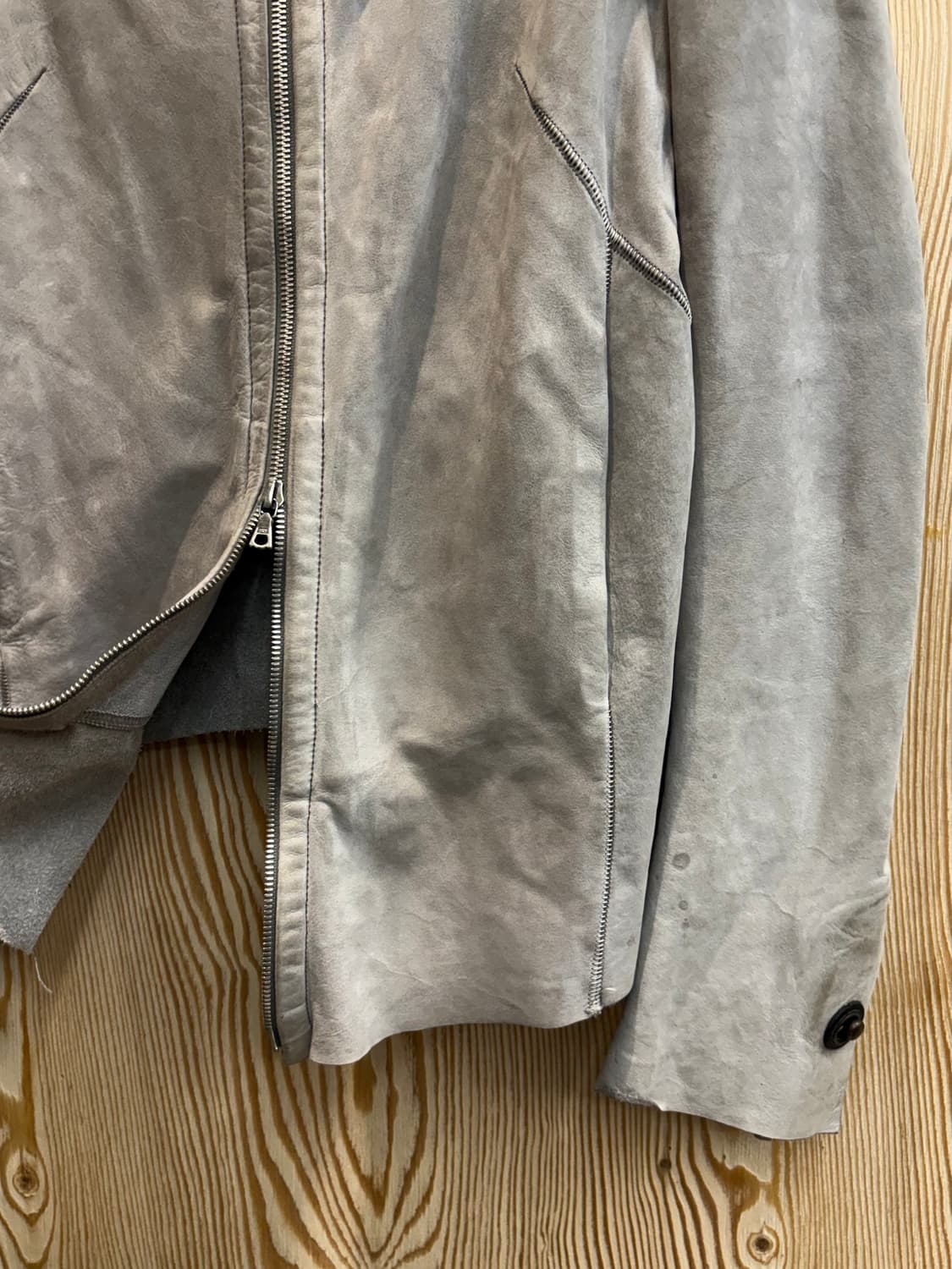 ISACC SELLAM 아이작 세럼 레더 후드 자켓 상품이미지6