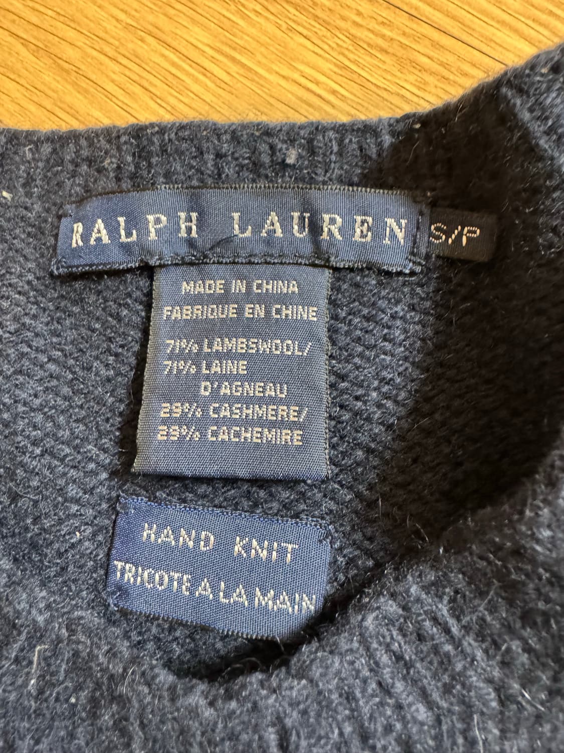 ralphlauren 랄프로렌 hand 니트 상품이미지3