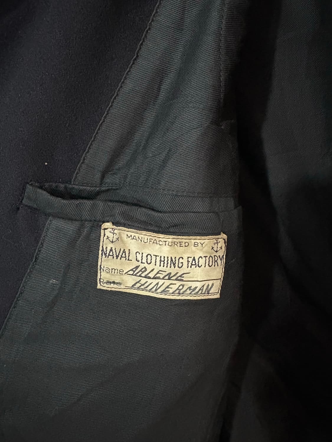 Rare!!! 40's USN 10 Button Pea coat. 상품이미지4